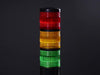 Tower Light - Red Yellow Green Alert Light with Buzzer - 12VDC - Chicago Electronic Distributors
