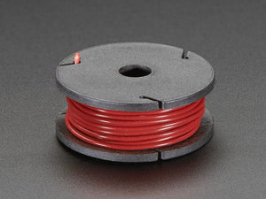 Stranded-Core Wire Spool - 25ft - 22AWG - Red - Chicago Electronic Distributors
