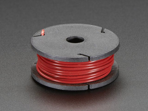 Stranded-Core Wire Spool - 25ft - 22AWG - Red - Chicago Electronic Distributors
