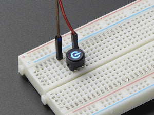 Mini Illuminated Momentary Pushbutton - Blue Power Symbol - Chicago Electronic Distributors
