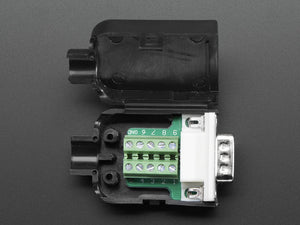DE-9 (DB-9) Male Plug to Terminal Block Breakout - Chicago Electronic Distributors
