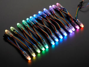 12mm  Diffused Thin Digital RGB LED Pixels (Strand of 25) - Chicago Electronic Distributors
