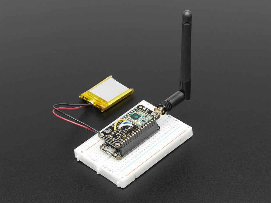 Adafruit Radio FeatherWing - RFM69HCW 433MHz