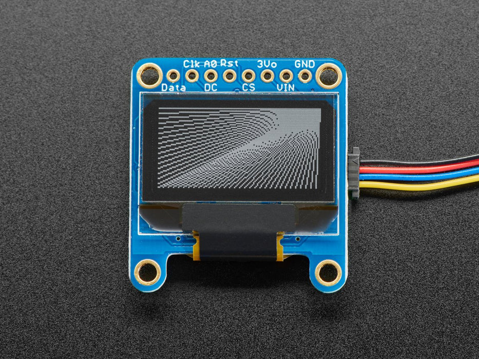 Monochrome 0.96" 128x64 OLED graphic display