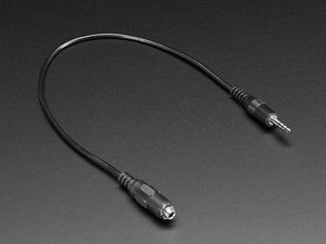 Panel Mount Stereo Audio Extension Cable - 1/8" / 3.5mm - Chicago Electronic Distributors
