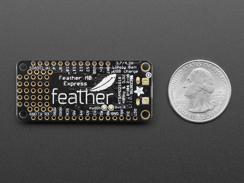 Adafruit Feather M0 Express - Designed for CircuitPython - ATSAMD21 Cortex M0