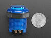 Arcade Button with LED - 30mm Translucent Blue