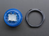 Arcade Button with LED - 30mm Translucent Blue