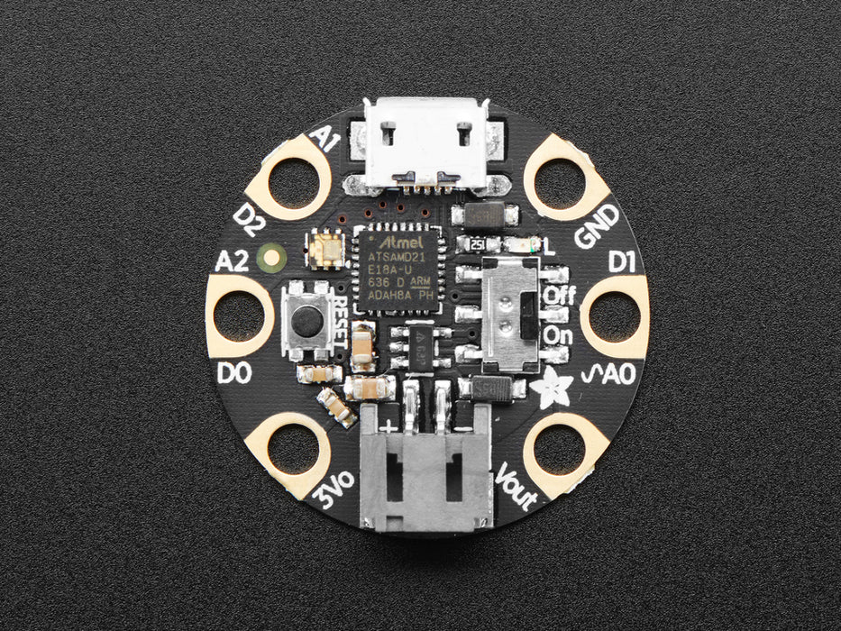 Adafruit GEMMA M0 - Miniature wearable electronic platform