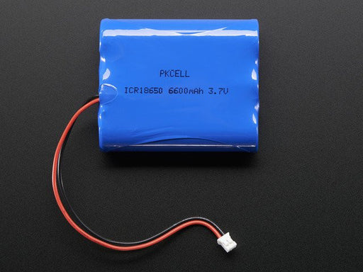 Lithium Ion Battery Pack - 3.7V 6600mAh - Chicago Electronic Distributors

