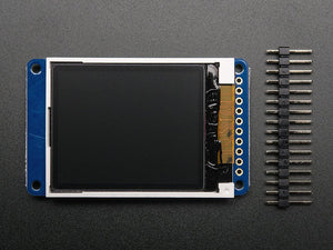 1.8" 18-bit color TFT LCD display with microSD card breakout - ST7735R