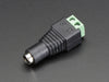 Female DC Power adapter - 2.1mm jack to screw terminal block - Chicago Electronic Distributors
 - 2