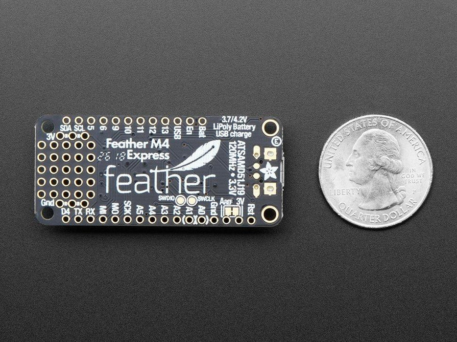 Adafruit Feather M4 Express - Featuring ATSAMD51 - ATSAMD51 Cortex M4