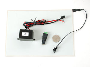 Electroluminescent (EL) Panel - 20cm x 15cm Aqua - Chicago Electronic Distributors
 - 3