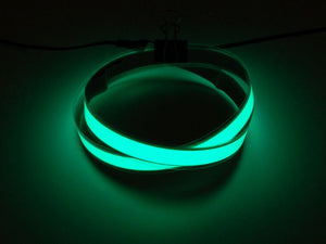 Green Electroluminescent (EL) Tape Strip - 100cm w/2 connectors - Chicago Electronic Distributors
