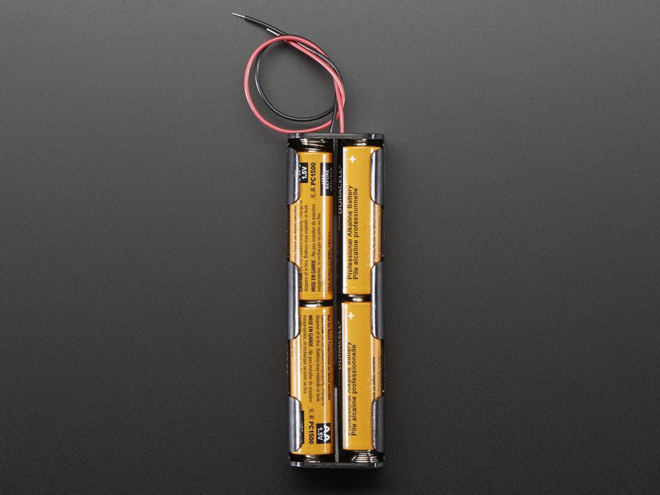 Adafruit 8 x AA battery holder