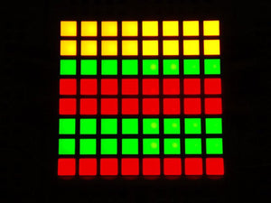 Small 1.2" 8x8 Bi-Color (Red/Green) Square LED Matrix - Chicago Electronic Distributors
