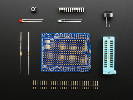 Standalone AVR ISP Programmer Shield Kit - includes blank chip! - Chicago Electronic Distributors
 - 2