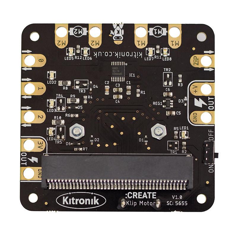 Klip Motor Driver for BBC micro:bit — Chicago Electronic Distributors