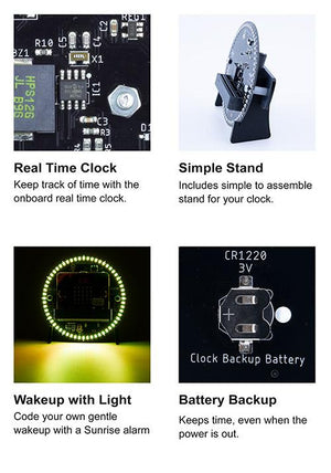 Kitronik Alarm Clock Kit with ZIP Halo HD for micro:bit