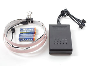 Electroluminescent (EL) Tape/Strip Starter Pack - 100cm - White - Chicago Electronic Distributors
