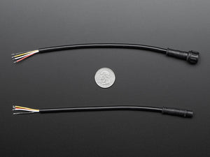 Waterproof Polarized 4-Wire Cable Set