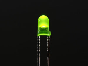 Diffused Green 3mm LED (25 pack) - Chicago Electronic Distributors
