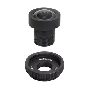 130 Degree Ultra Wide Angle 1/2.3" M12 Lens with Lens Adapter for Raspberry Pi High Quality Camera