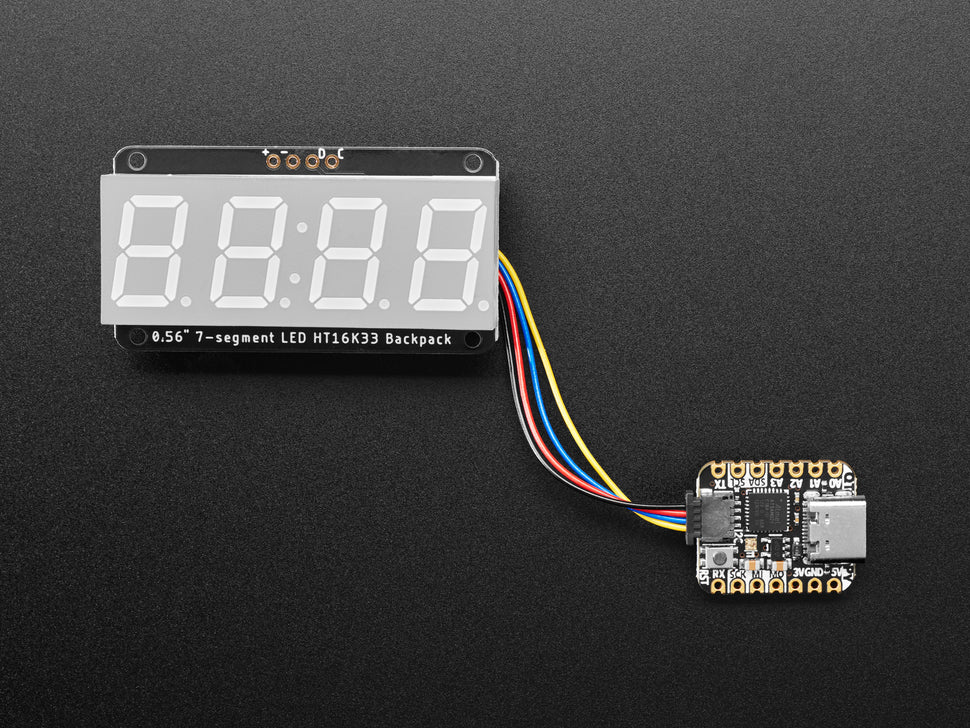 7 Segment Digital Clock And Thermometer 