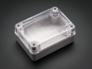 Small Plastic Project Enclosure - Weatherproof with Clear Top - Chicago Electronic Distributors
