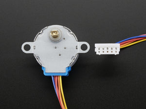 Small Reduction Stepper Motor - 12VDC 32-Step 1/16 Gearing - Chicago Electronic Distributors
