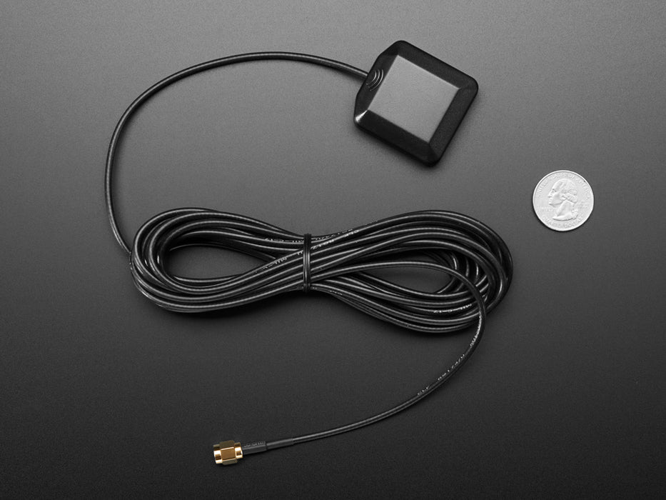 GPS Antenna - External Active Antenna - 3-5V 28dB 5 Meter SMA