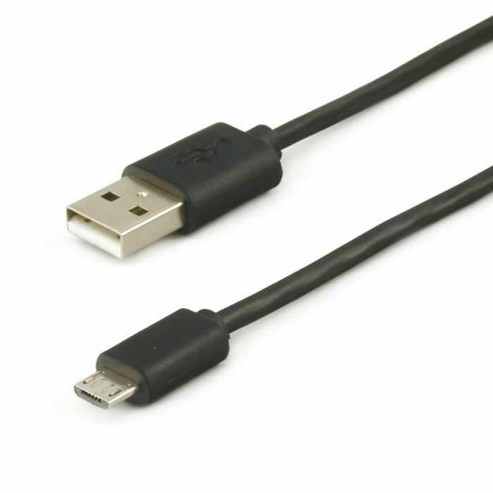 USB to Micro-USB cable, 45cm, Black (USB 2.0)