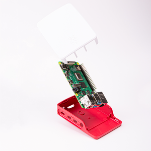 Official Raspberry Pi 4 Case in Red/White