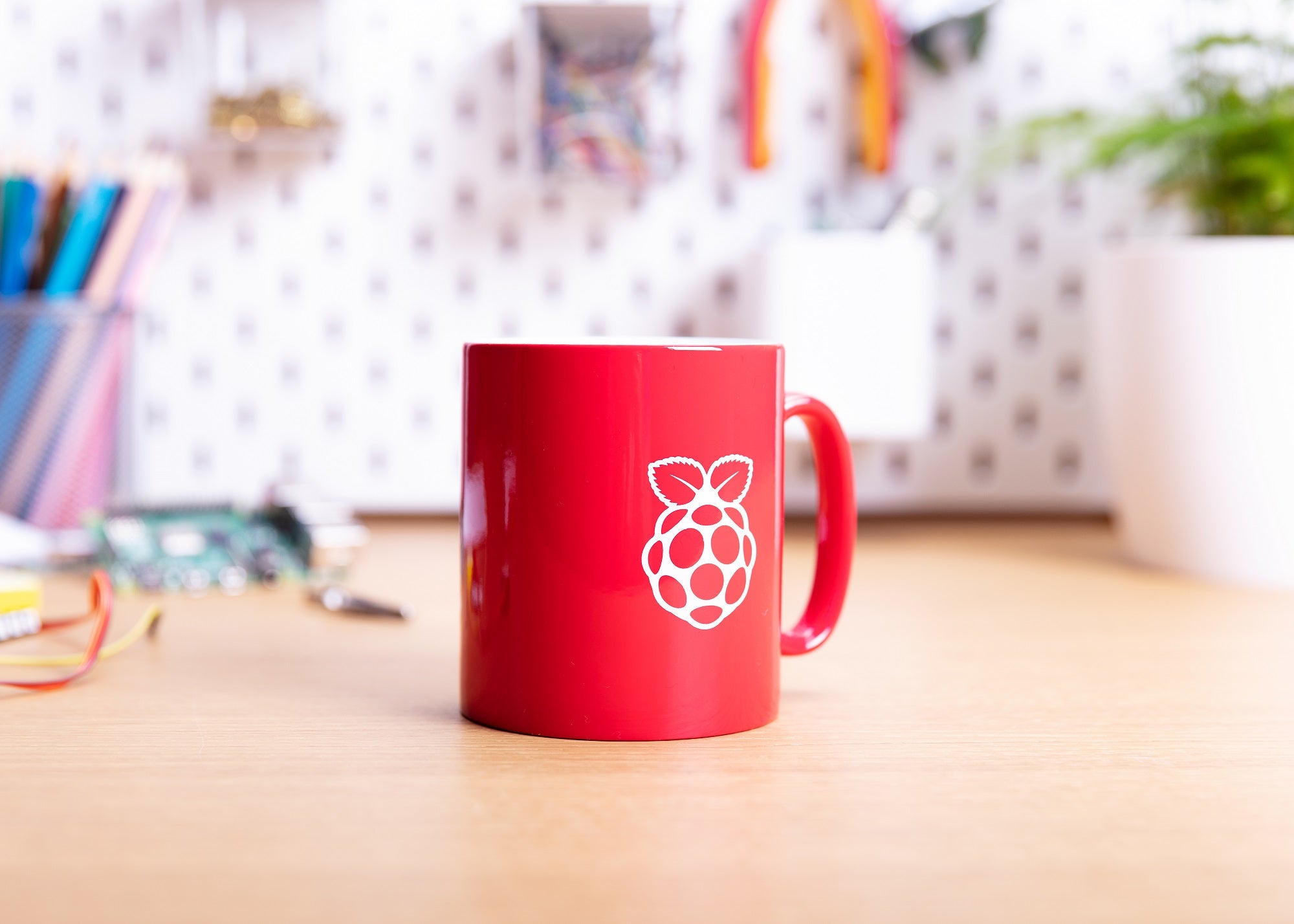 Raspberry Pi Logo Mug — Chicago Electronic Distributors