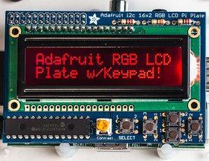 Adafruit RGB Negative 16x2 LCD+Keypad Kit for Raspberry Pi - Chicago Electronic Distributors
 - 4