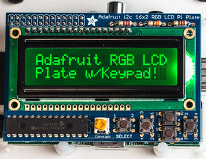 Adafruit RGB Negative 16x2 LCD+Keypad Kit for Raspberry Pi - Chicago Electronic Distributors
 - 1