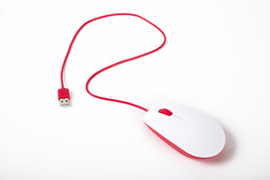 Official Raspberry Pi Mouse in Black or Red