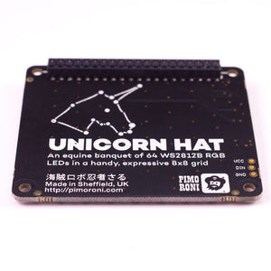 Pimoroni Unicorn Hat - 8x8 RGB LED Shield for Raspberry Pi A+/B+ - Chicago Electronic Distributors
 - 2