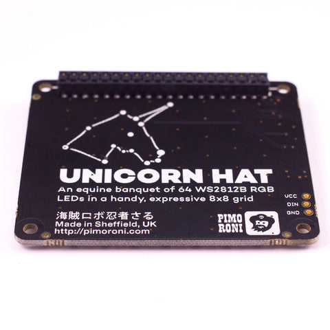 Pimoroni Unicorn Hat - 8x8 RGB LED Shield for Raspberry Pi A+/B+ - Chicago Electronic Distributors
 - 2