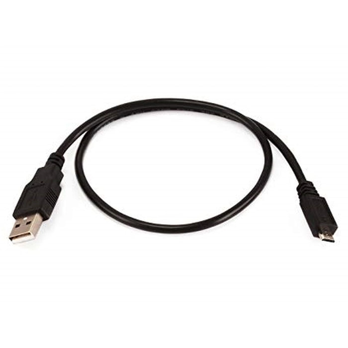 USB to Micro-USB cable, 45cm, Black (USB 2.0)