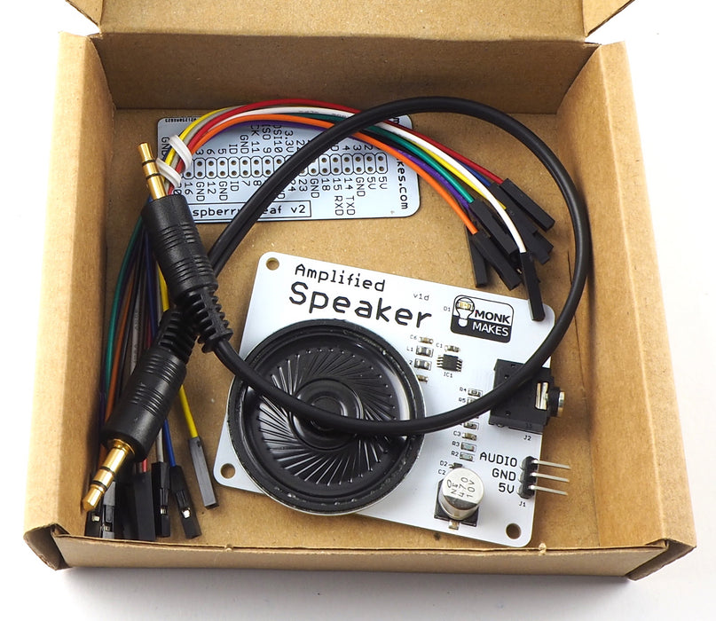 Micro Speaker Module For Raspberry Pi Amplified Speaker Kit for Raspberry Pi — Chicago Electronic Distributors
