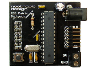Nootropic RGB Matrix Backpack for 16x32 and 32x32 Matrix v2 - Chicago Electronic Distributors
 - 1