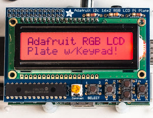 Adafruit RGB Positive 16x2 LCD+Keypad Kit for Raspberry Pi - Chicago Electronic Distributors
 - 3