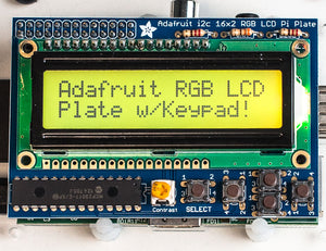 Adafruit RGB Positive 16x2 LCD+Keypad Kit for Raspberry Pi - Chicago Electronic Distributors
 - 1
